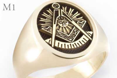 Past Master Signet Ring Engraved in Relief