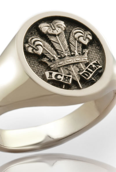 Prince of Wales Ring Elevated Style Signet