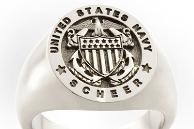 United States Navy Ring - Personalise as Required