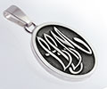 Monogramed Pendant - Script / Elevated