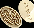 Monogramed Cufflinks - Script / Elevated