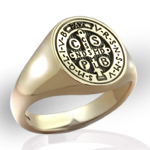 Saint Benedict Medal Ring