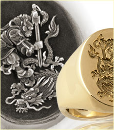 Sun Wukong Monkey King and Chinese Dragon Ring