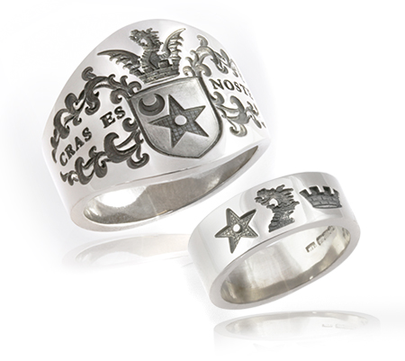 His and hers wedding bands