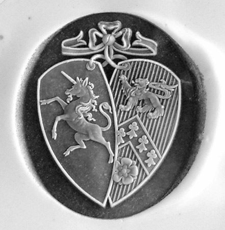 Wax impression taken from actual signet ring