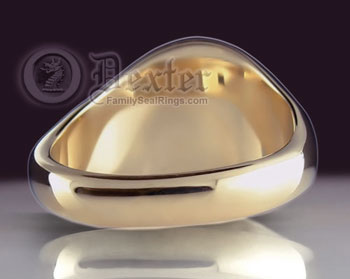 Round Signet Ring
