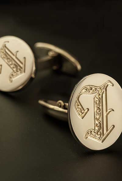 Letter I Initial Cufflinks