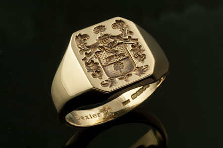 Bespoke Quote / 'Seal Engraved' / Octagonal 9ct