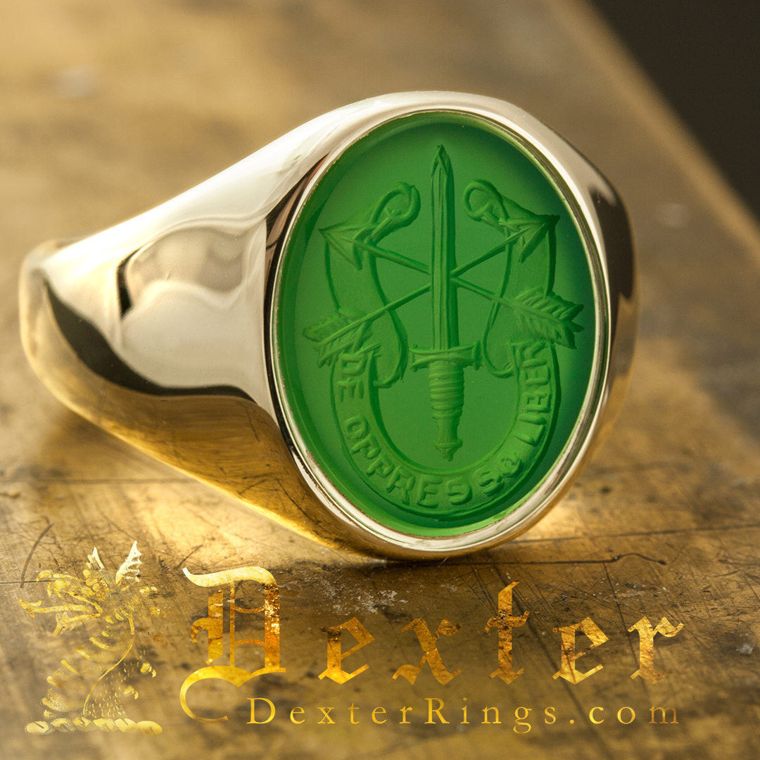 Twin peaks on sale signet ring