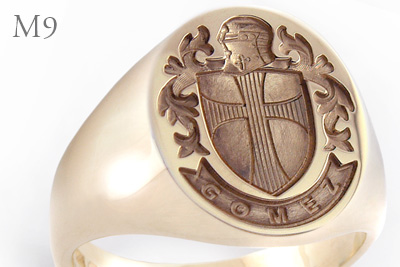 Crusader Coat of Arms Signet Ring
