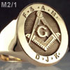 Free & Accepted Mason Signet Ring