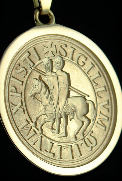 Knights Templar Ancient Seal (M4) Pendant