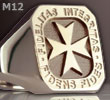 Maltese / Templar Cross - Octagonal Signet Ring