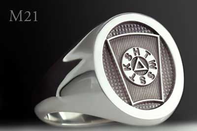 Masonic Mark Degree Signet Ring