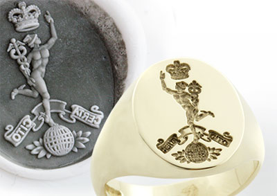 Royal Signals Regiment Signet Ring