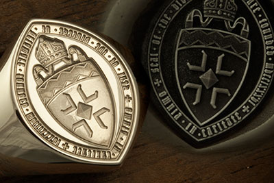 Bishop of Delaware Silver Seal Ring