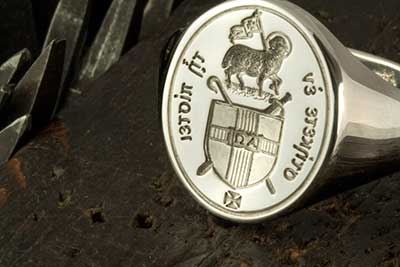 Christian Ecclesiastic Clerical Seal Ring