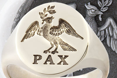 Pax Dove Ring of Peace