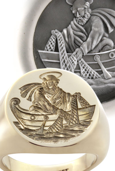 Saint Peter The Fishermans Signet Ring