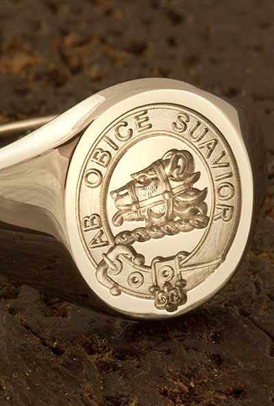 Galbraith Clan Ring engraved 'for show'