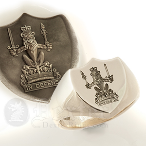 Lion Staff Scottish Royal Crest
