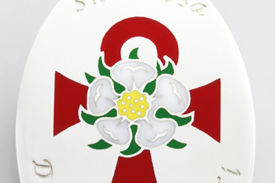 Rosicrucian 4 colour Enamelled Pendant