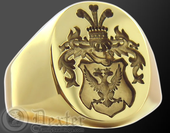 family crest engraving