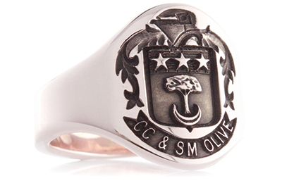 Stylish Cigar Band Style Ring