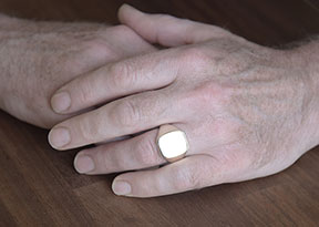 Size6 Cushion Ring (18x15mm Face)