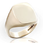 Cushion Signet Ring Un-Engraved