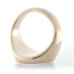Signet Ring Profile View 9cy Yellow Gold
